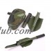 Multi-functional Military Folding Shovel Survival Spade Emergency Garden Camping-Green color   